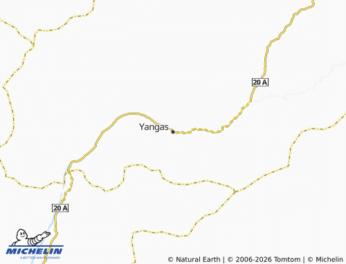Kaart MICHELIN Yangas - ViaMichelin