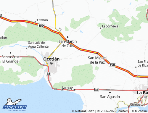 Mappa MICHELIN Orilla de La Cerca - ViaMichelin