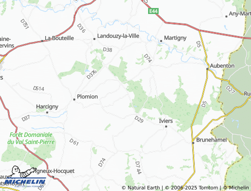 MICHELIN Le Coq-Banni map - ViaMichelin