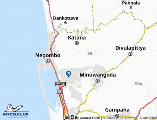 Carte MICHELIN Kimbulapitiya North - ViaMichelin