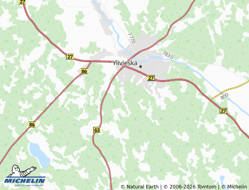 Carte MICHELIN Salmiperä - ViaMichelin