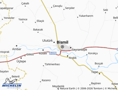 MICHELIN Tekel map - ViaMichelin