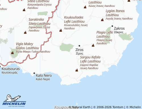 MICHELIN Mesa Apidi map - ViaMichelin