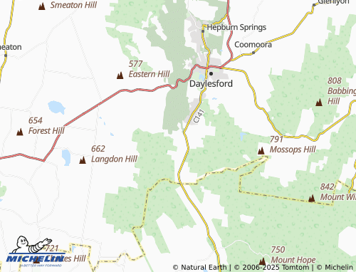 MICHELIN Sailors Falls map - ViaMichelin