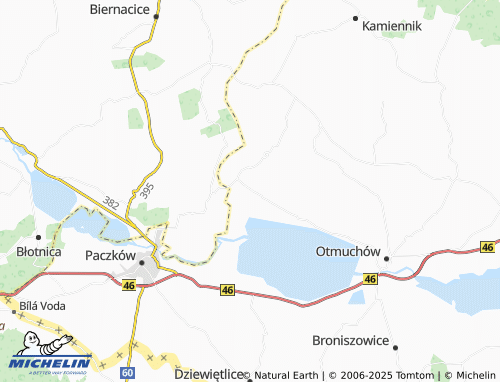 MICHELIN Lubiatów map - ViaMichelin