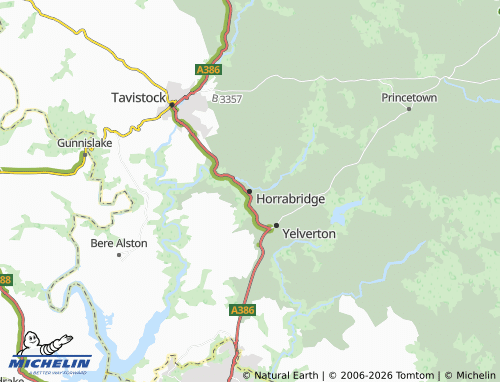MICHELIN Horrabridge map - ViaMichelin