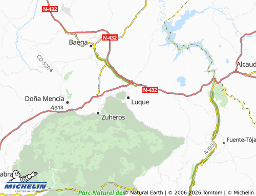 Kaart MICHELIN Luque - ViaMichelin
