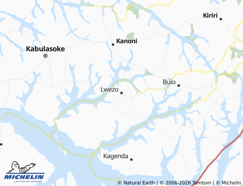 MICHELIN-Landkarte Lwezo - ViaMichelin