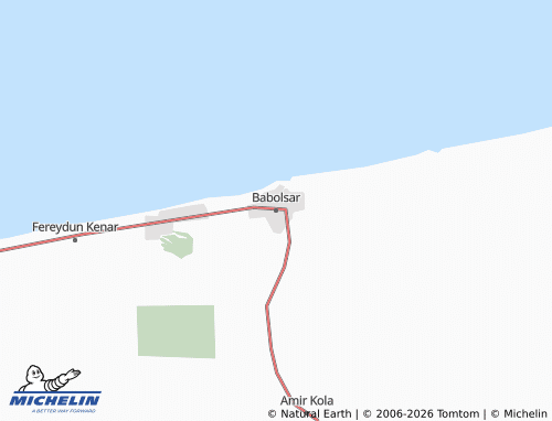 Mapa MICHELIN Babolsar - ViaMichelin