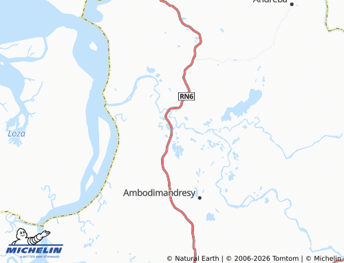 MICHELIN Antanambao map - ViaMichelin
