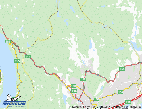 MICHELIN Lommedalen map - ViaMichelin