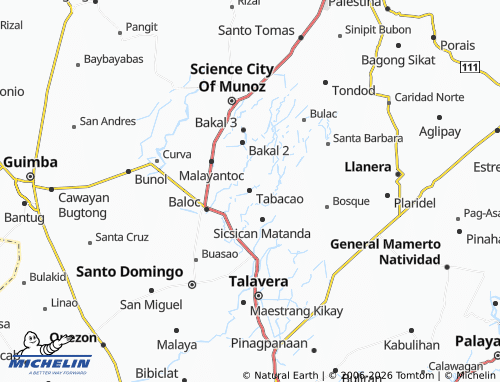 MICHELIN Tabacao map - ViaMichelin