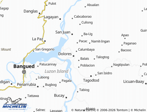 MICHELIN Dolores map - ViaMichelin