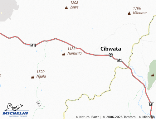 Mappa MICHELIN Chibuthu - ViaMichelin