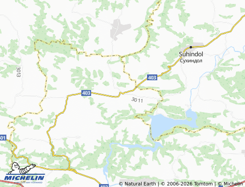 Carte MICHELIN Kramolin - ViaMichelin
