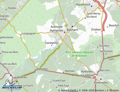 Mappa MICHELIN Leval - ViaMichelin