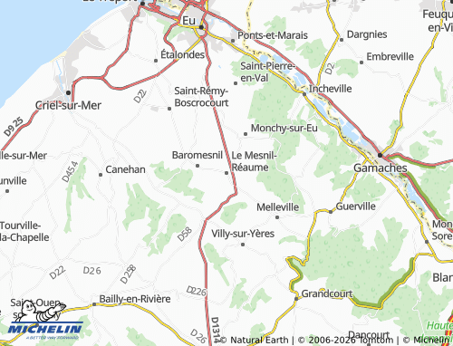 Mapa MICHELIN Le Mesnil-Réaume - ViaMichelin