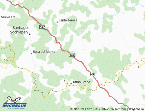 Mappa MICHELIN Benito Juárez Uno - ViaMichelin