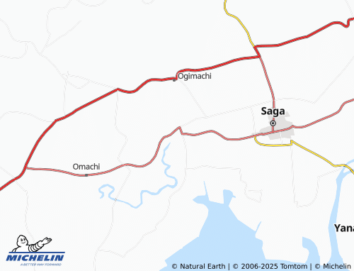 MICHELIN Ushizu map - ViaMichelin