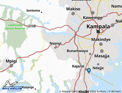 MICHELIN Kitemu map - ViaMichelin