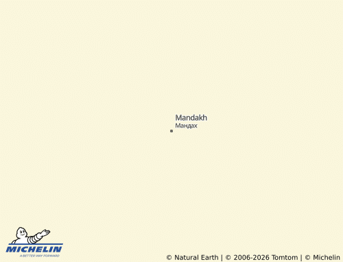 MICHELIN-Landkarte Mandakh - ViaMichelin