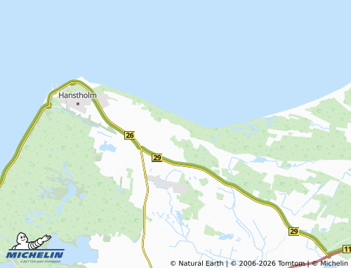 Carte MICHELIN Vigsø - ViaMichelin