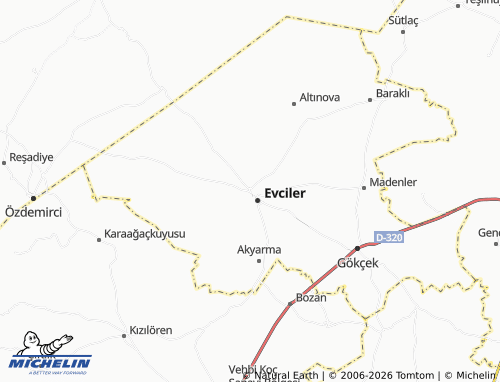 Mappa MICHELIN Camikebir - ViaMichelin
