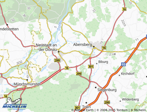 MICHELIN Niederulrain map - ViaMichelin