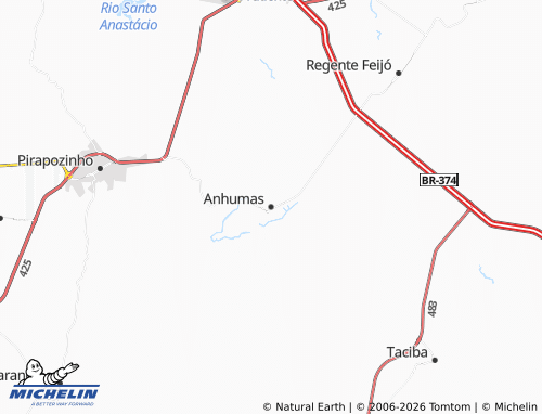 Mapa MICHELIN Anhumas - ViaMichelin