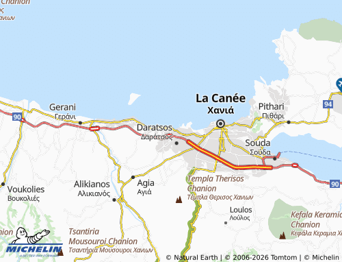 Mappa MICHELIN Kato Galatas - ViaMichelin