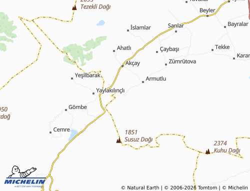 Mapa MICHELIN Afşar - ViaMichelin
