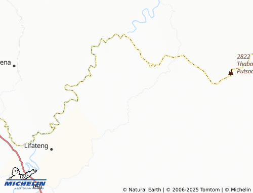 MICHELIN Ha Kholoane map - ViaMichelin