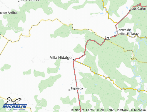 Mappa MICHELIN El Salvador - ViaMichelin