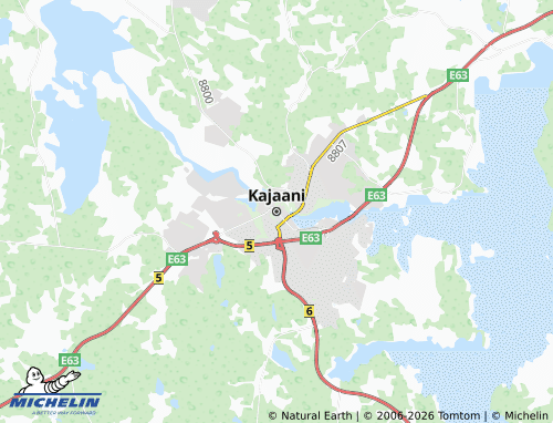 Mapa MICHELIN Kajaani - ViaMichelin