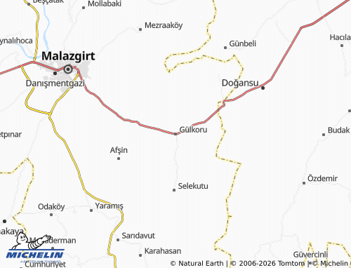 MICHELIN Gülkoru map - ViaMichelin
