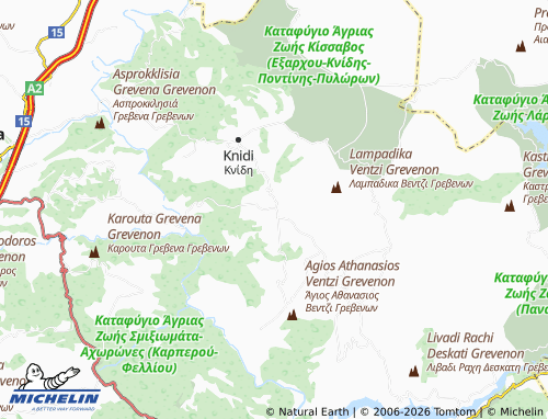 MICHELIN Itea map - ViaMichelin