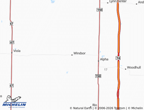 Mapa MICHELIN Windsor - ViaMichelin