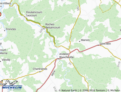 MICHELIN Vignes-la-Côte map - ViaMichelin