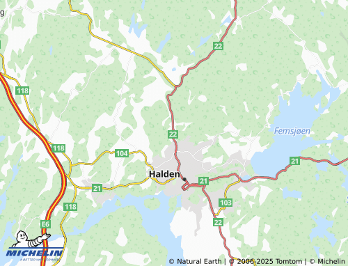 MICHELIN Lerdalen map - ViaMichelin