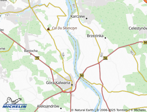 MICHELIN Podłęcze Wólczyńskie map - ViaMichelin