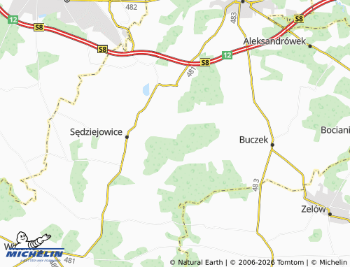 MICHELIN Kamostek map - ViaMichelin