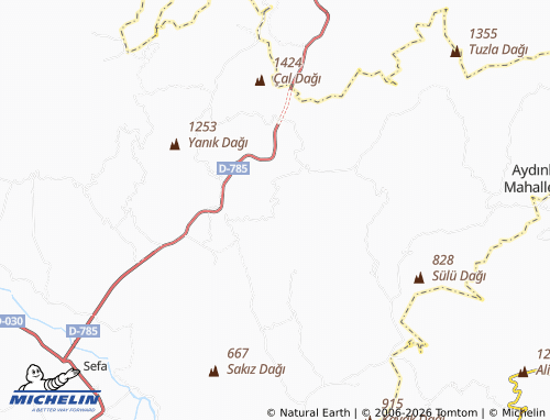 MICHELIN-Landkarte Aydoğan - ViaMichelin