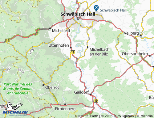 MICHELIN Westheim map - ViaMichelin