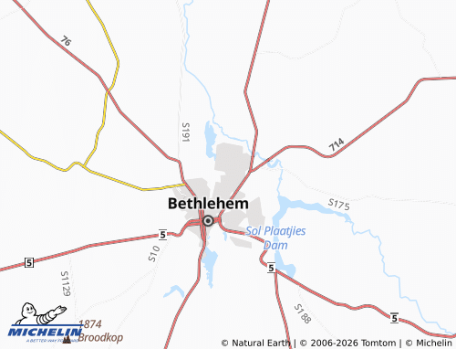 Kaart MICHELIN Bohlokong - ViaMichelin