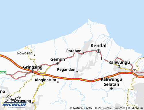MICHELIN-Landkarte Gondang - ViaMichelin
