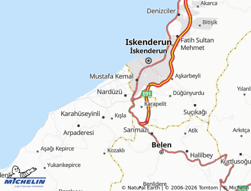 Mappa MICHELIN Nardüzü - ViaMichelin