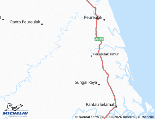 MICHELIN Tualang Pateng map - ViaMichelin