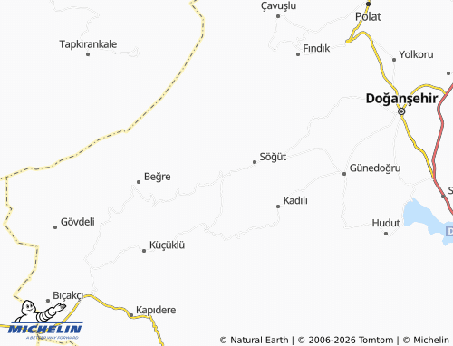 MICHELIN Elmalı map - ViaMichelin