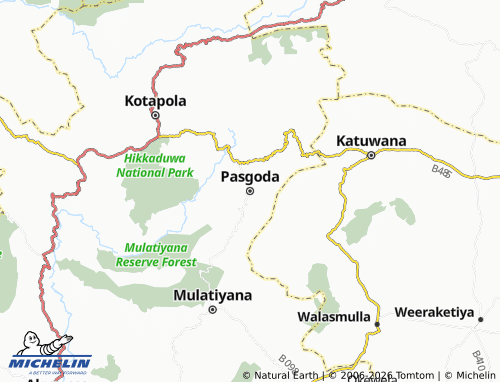 Carte MICHELIN Pasgoda - ViaMichelin