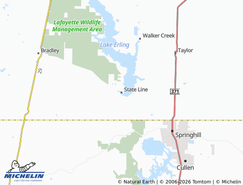 Carte MICHELIN State Line - ViaMichelin